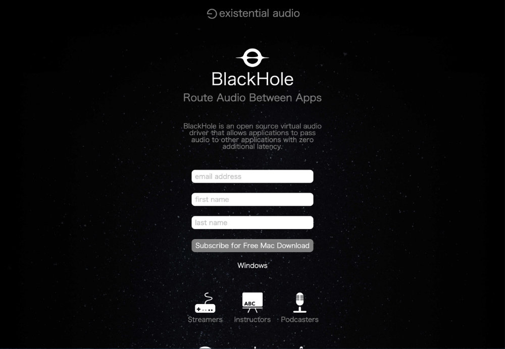 black hole audio mac download